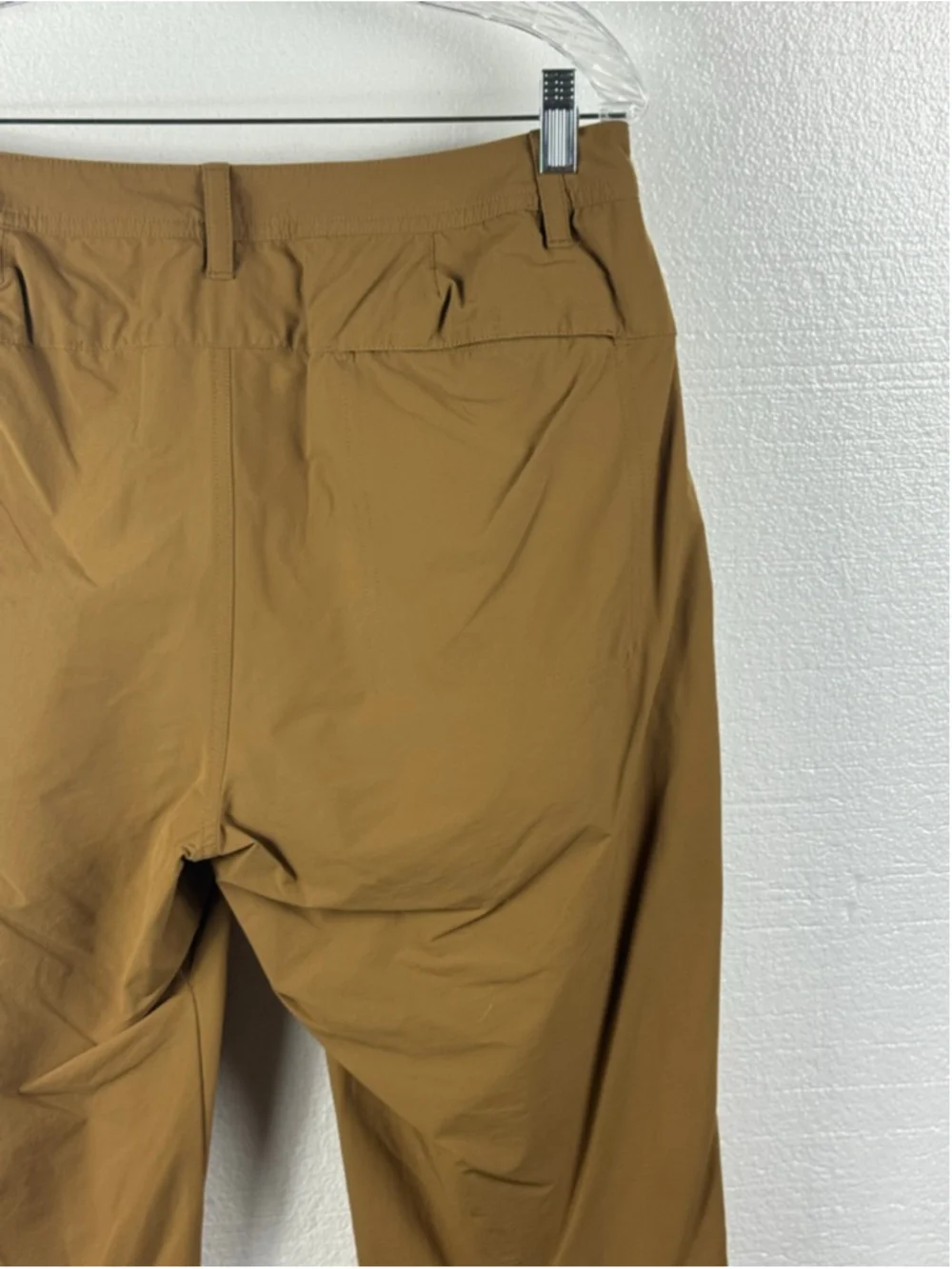 The North Face Basin Pants Waist 32 Utility Brown with Black Zippers